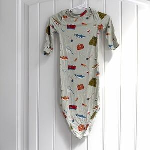 Angel Dear Knotted Gown - Fishing Things Green
